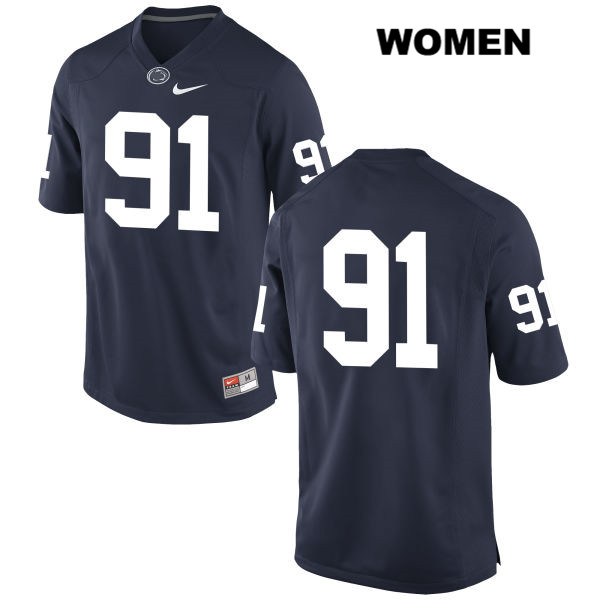 NCAA Nike Women's Penn State Nittany Lions Ryan Monk #91 College Football Authentic No Name Navy Stitched Jersey FGF7498EC
